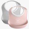 BabyBjörn Smekkesett 2-Pack, Grå/Rosa
