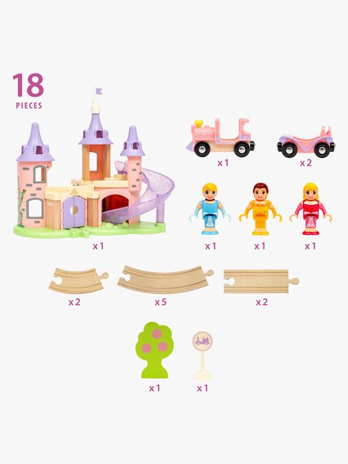 BRIO 33312 Disney Princess Slott med tilbehør