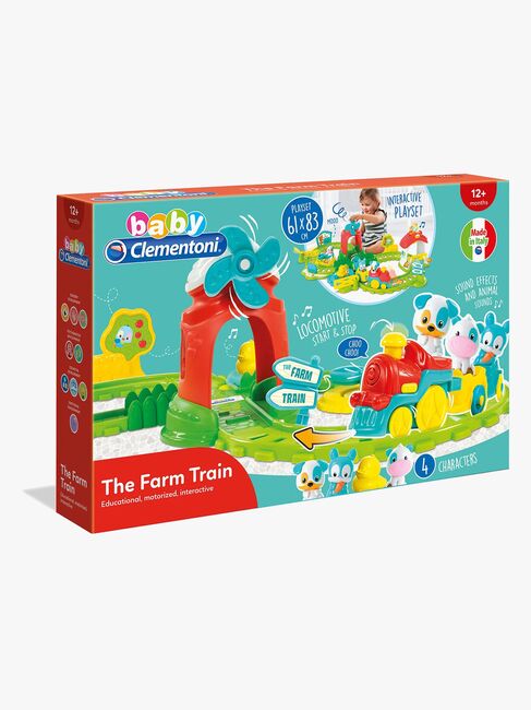 Clementoni Baby Interaktivt Tog med Bondegårdsdyr