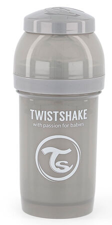 Twistshake Tåteflaske Anti-Kolikk 180 ml, Grå