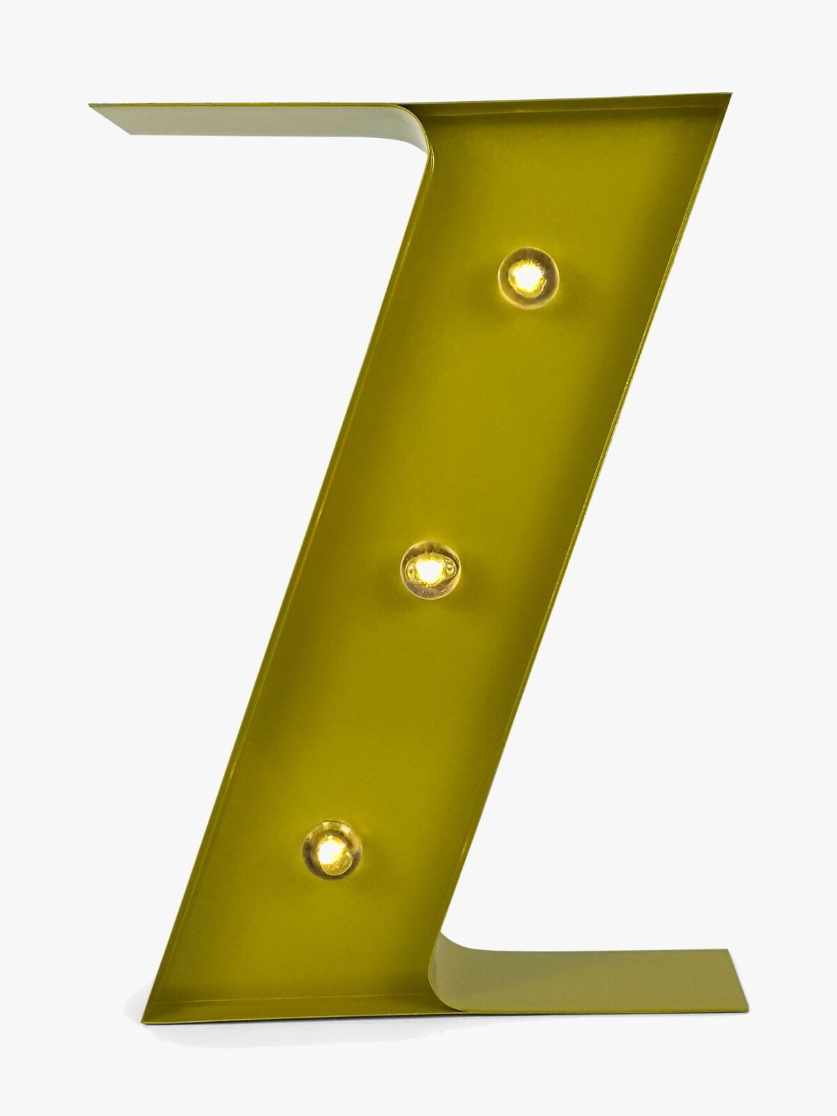 Petite Déco Bokstavlampe Z, Gull