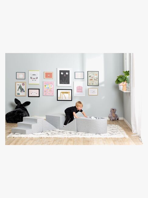 JLY Aktivitetsblokk Med Ballbasseng, Grey
