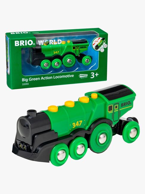 BRIO World 33593 Lokomotiv Stort, Grønt og Kraftig 