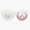 NUK First Choice Classic Smokk 2-Pakk Str 1, Penguin/Giraffe