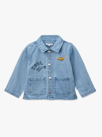 LIEWOOD Kinsley Placement Denim Denim Jakke, Cool Kids/Light Blue Denim