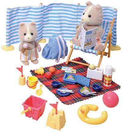 Sylvanian Families 4870 Day at the Seaside Set