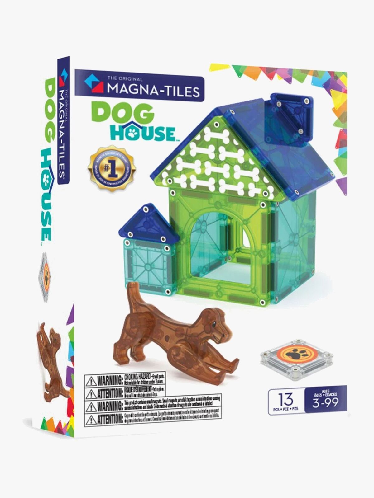 MAGNA-TILES Hund Byggesett 13 Deler