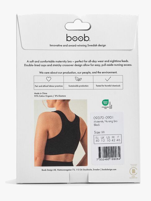Boob Essentials Amme-BH, Svart