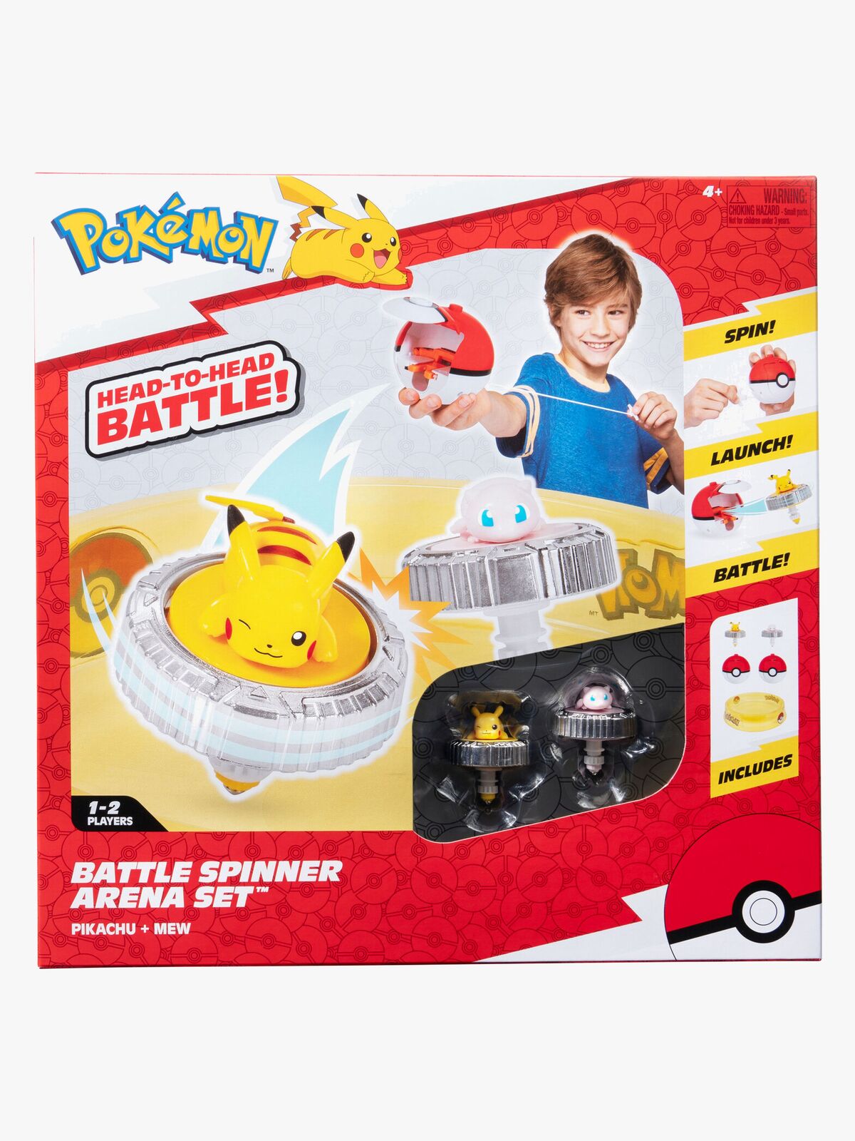 Pokémon Battle Spinner Arena Lekesett Pikachu & Mew 2-Pack