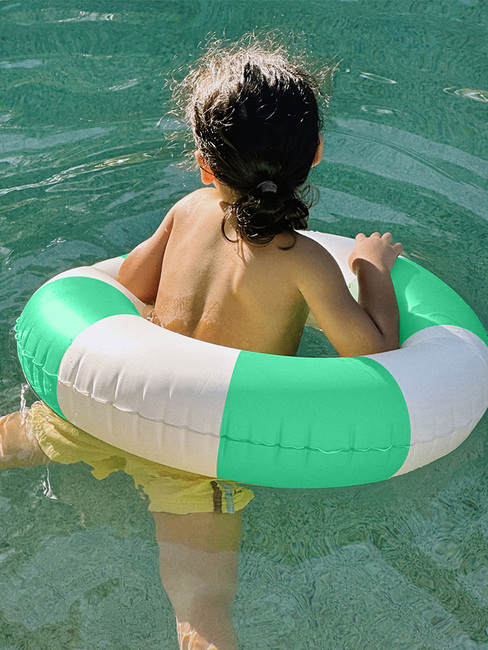 SUNNYLiFE Mini Badering, Pool Party Green Stripe