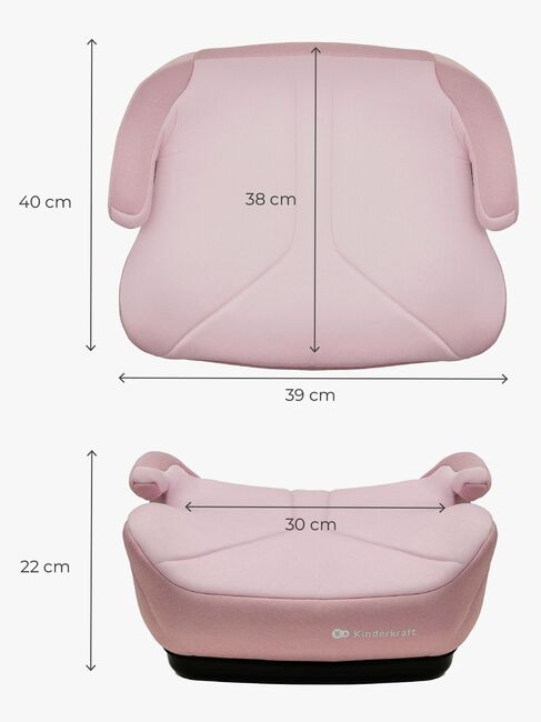 Kinderkraft I-BOOST 2 i-Size Beltepute, Rosa