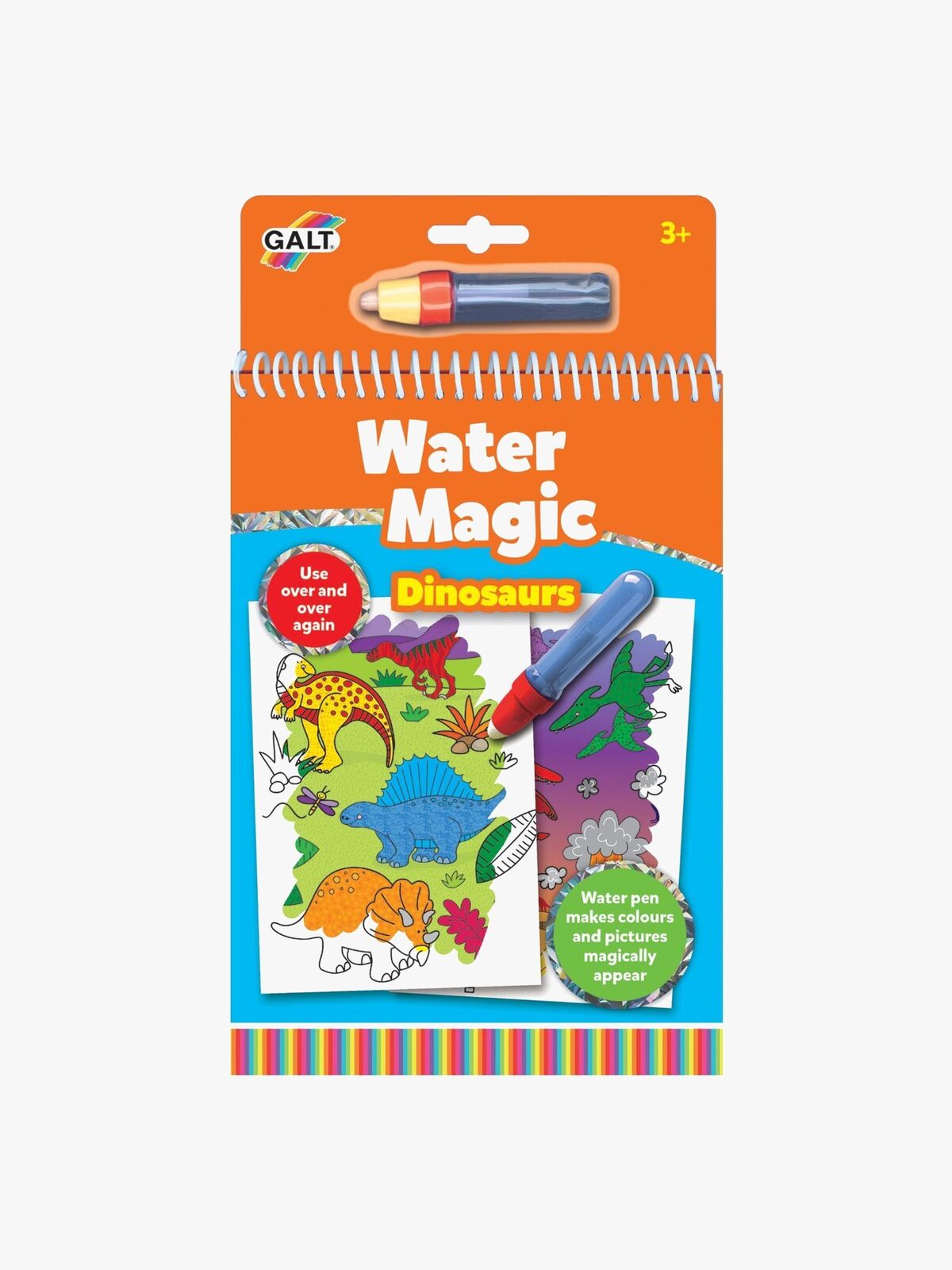 Galt Malebok Water Magic Dinosaurer