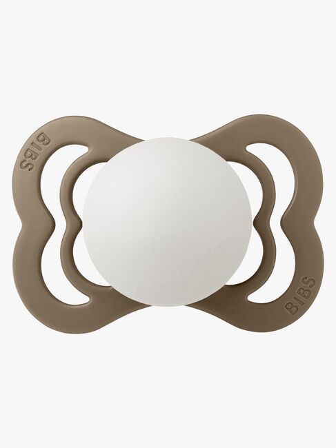 BIBS Supreme Smokk Silikon Str. 1, Dark Oak Glow