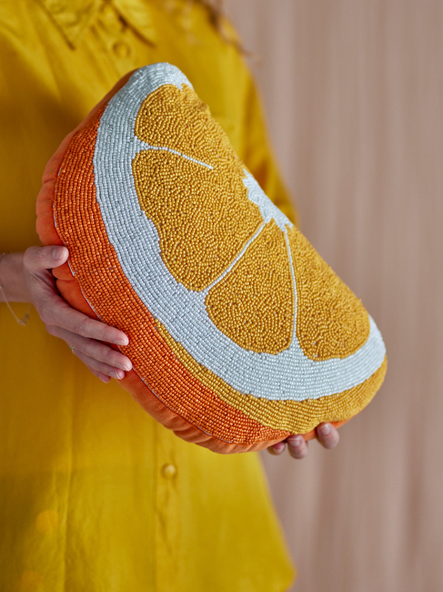 Bloomingville Navelina Pute, Gul