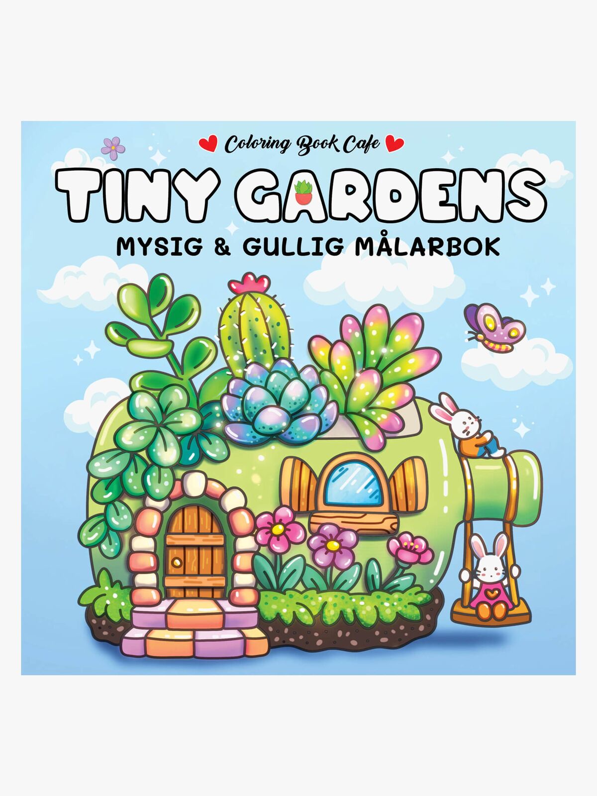 Legind A/S Cozy Tiny Gardens Fargeleggingsbok