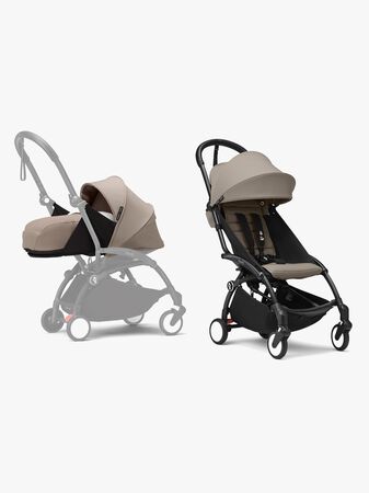 Stokke YOYO 3 Sportsvogn inkl. Newborn Pack, Taupe/Black