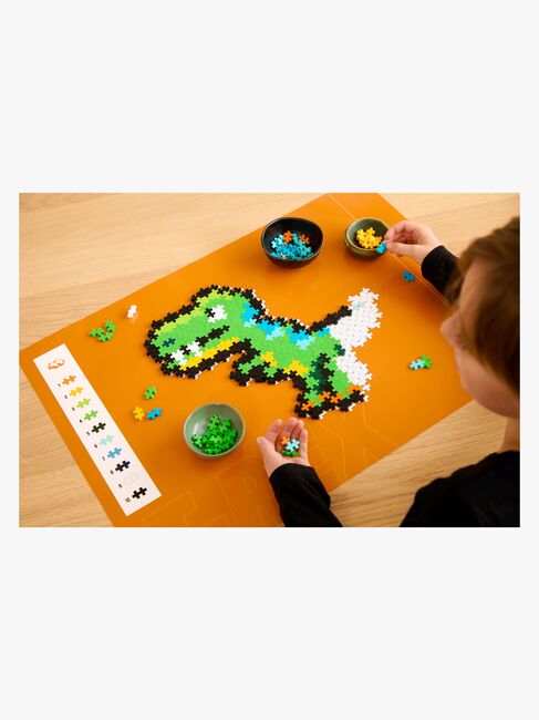 Plus-Plus Puzzle By Number Byggesett T-Rex 250 Deler