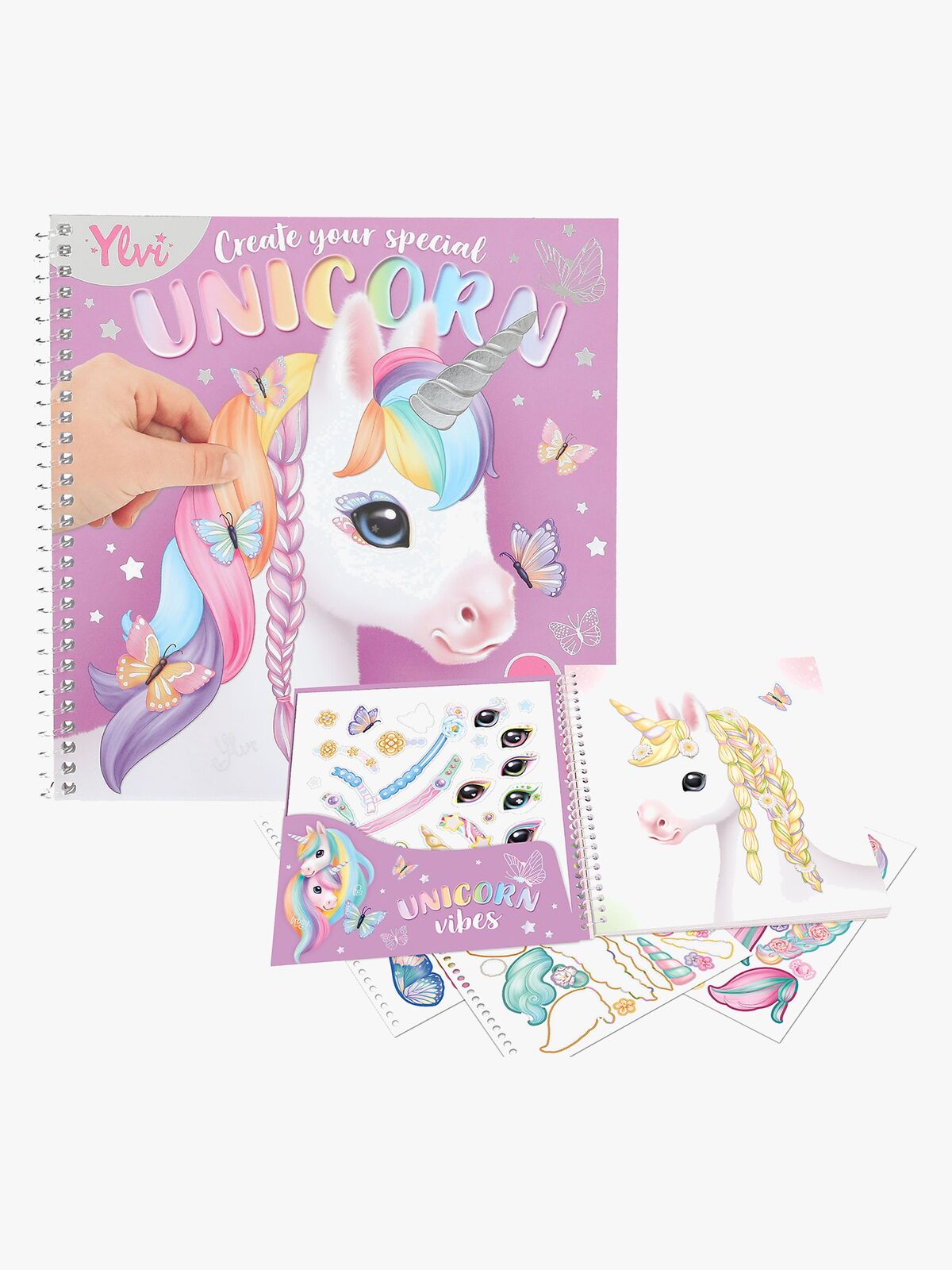 Ylvi & the Minimoomis Klistremerkebok Create Your Special Unicorn