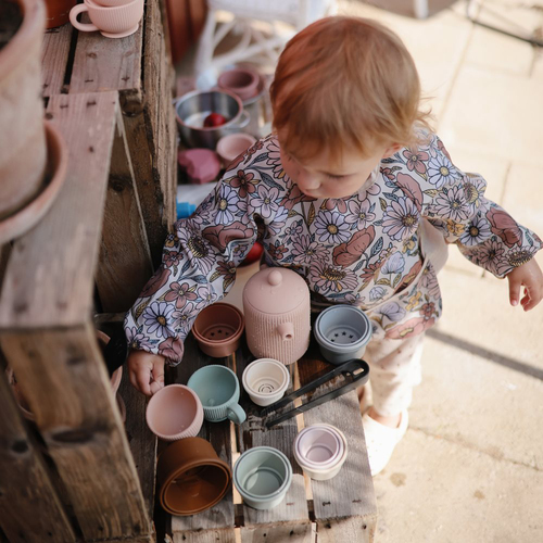 Mushie  Langermet Smekke, Retro Flowers