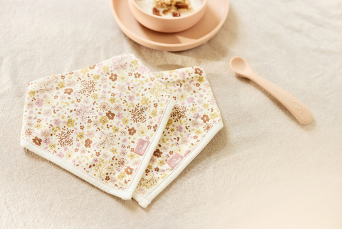 Jollein Bandana Tøysmekke 2-Pakk, Flower Fairies