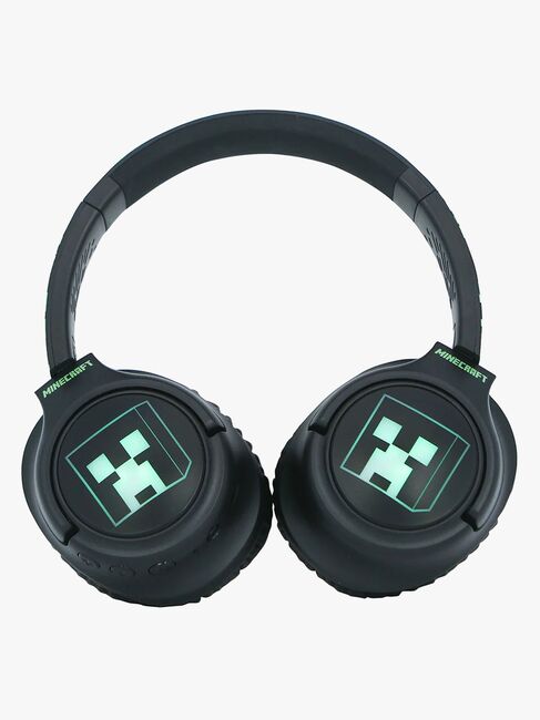 Minecraft Hodetelefoner Trådløse med LED Sharing AUX