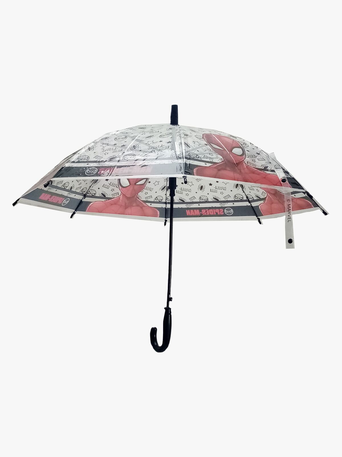 Marvel Spider-Man Paraply Attack, Svart/Rød