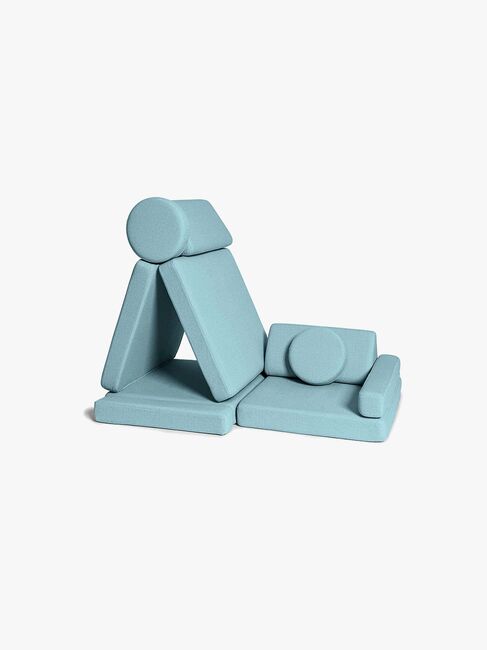 Shappy Play Byggbar Sofa 160x80 cm, Sky Blue