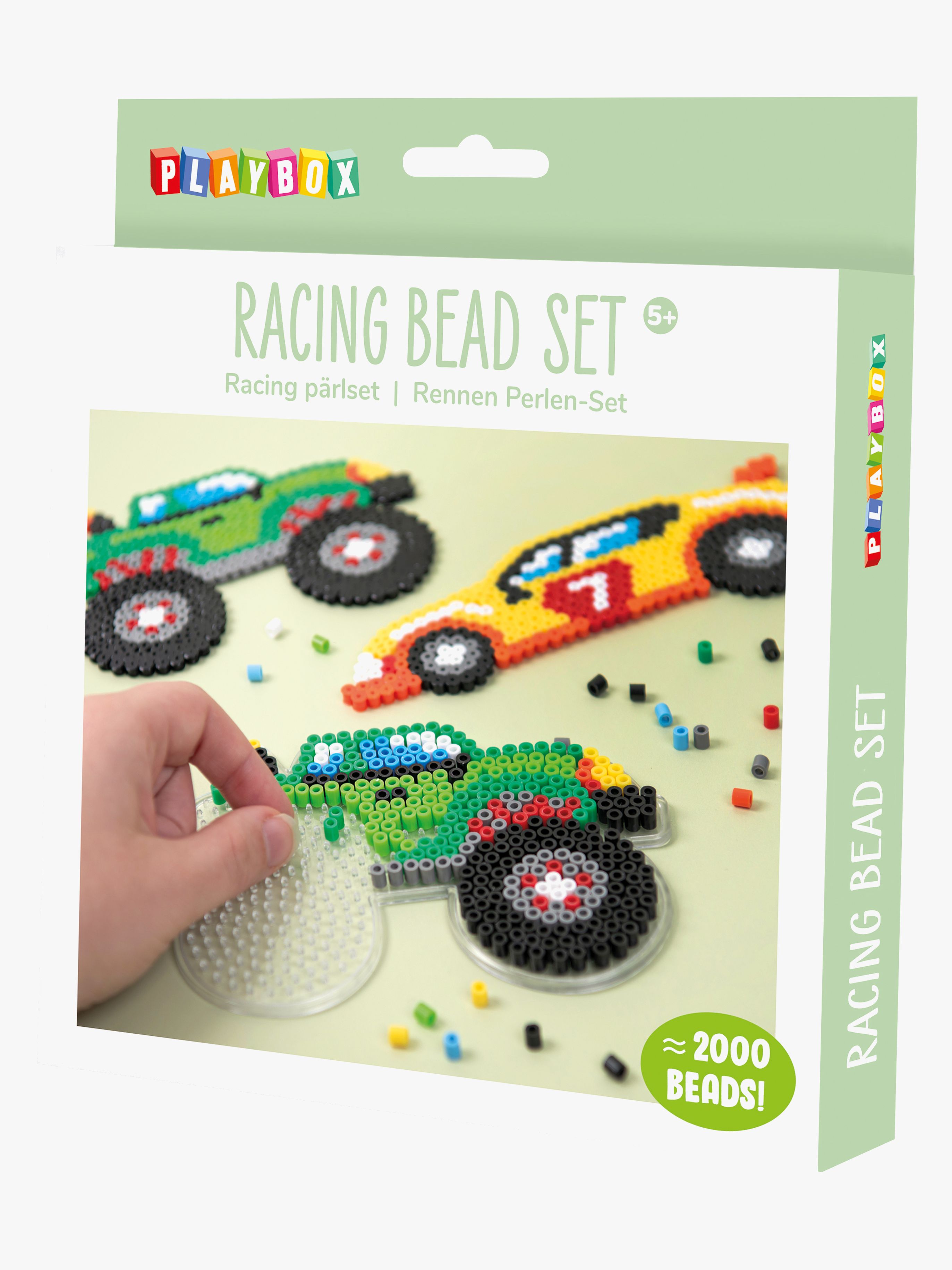 Playbox Perlesett Racing 2000 Stk - Perler & Perlebrett - Plast