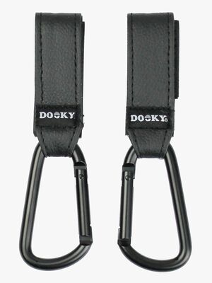 Dooky Barnevognkroker 2-Pakk, Black