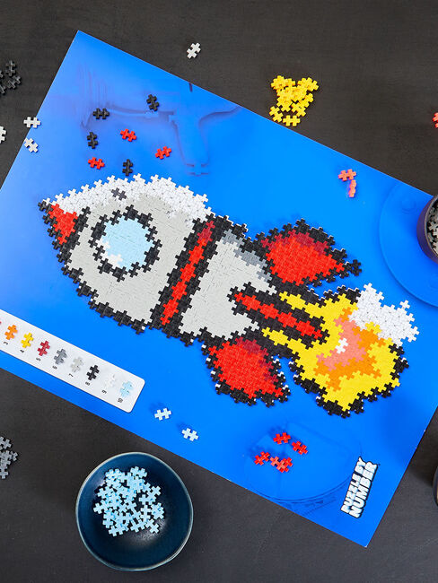 Plus-Plus Number Rocket Puzzle