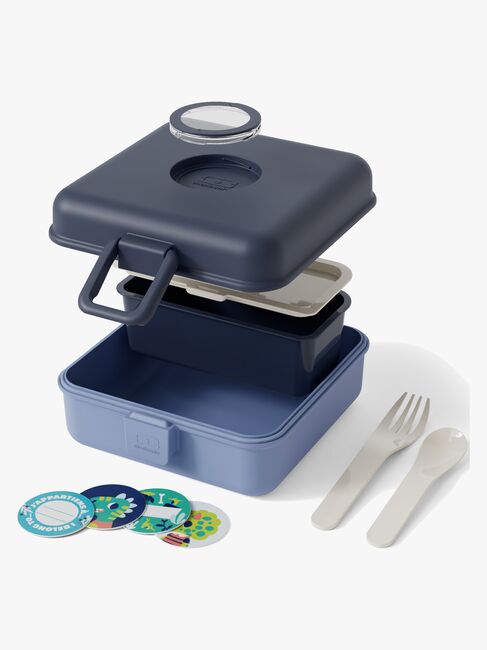 Monbento Snacky Bento Matboks, Blue infinity