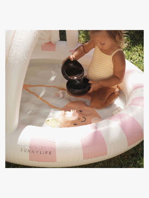 SUNNYLiFE Oppblåsbar Basseng, Cotton Candy Cherry