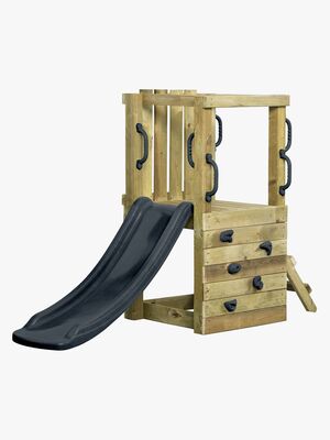 Swing King Irma Liten Lekestativ med Grå Sklie