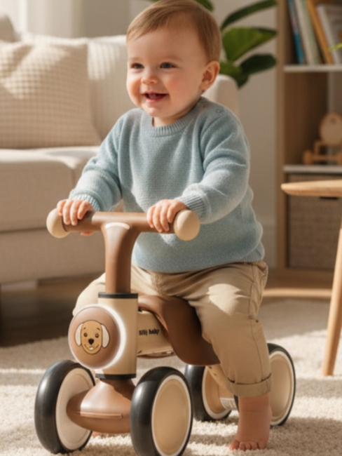 Milly Mally York Balansesykkel, Beige
