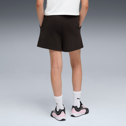 Puma  Høy midje Shorts, Svart