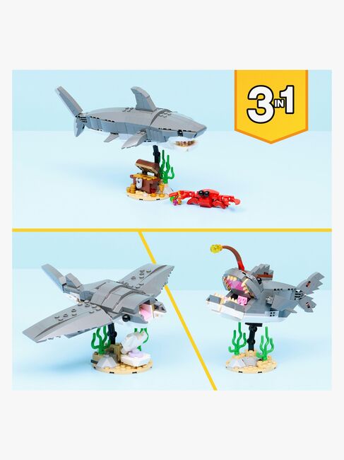 LEGO Creator 31381 Blodtørstig hai med skattkiste