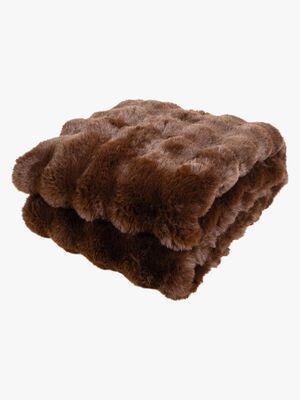 KMCarpets Bubble Pledd 130x170, Brun