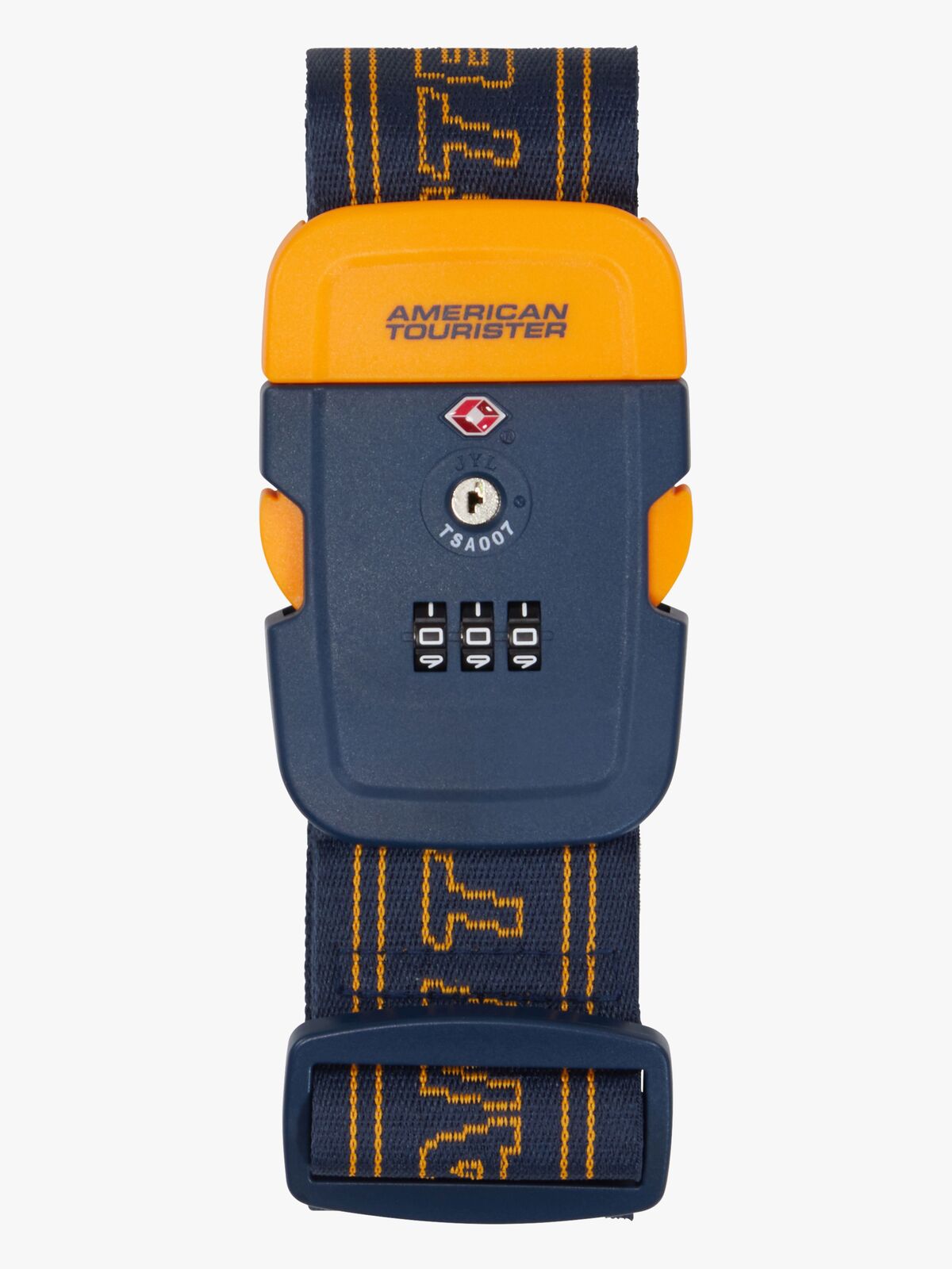 American Tourister TSA Bagasjestropp, Navy/Orange