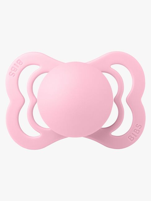 BIBS Supreme Smokk Silikon Str. 1, Baby Pink