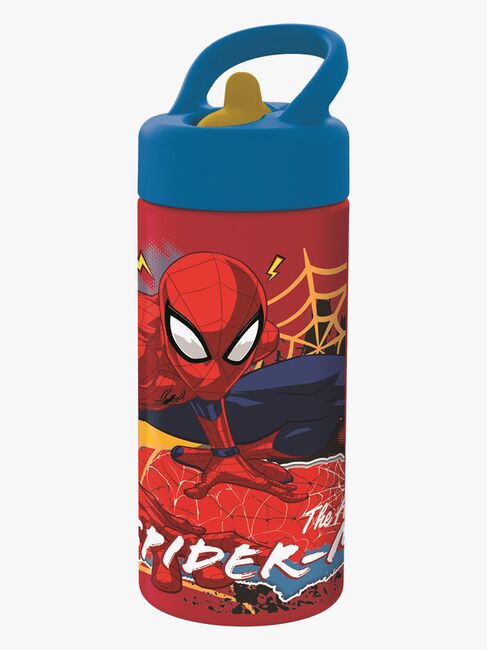 Marvel Spider-Man Vannflaske med Sugerør 410 ml