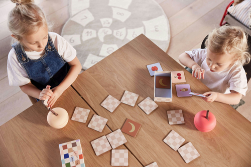 OYOY Apple Sugerørkopp, Peach