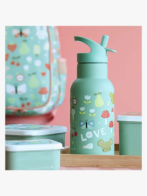 A Little Lovely Company Stainless steel Vannflaske, Joy