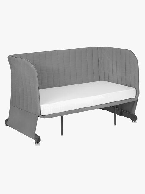 Lionelo Thomi Plus 5-i-1 Bedside Crib, Grey Concrete
