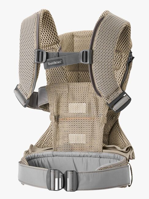 BabyBjörn One Air Bæresele 3D Mesh, Grey Beige