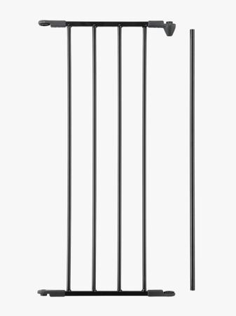 BabyDan Forlengning Sikkerhetsgrind Flex Medium 33 cm, Svart