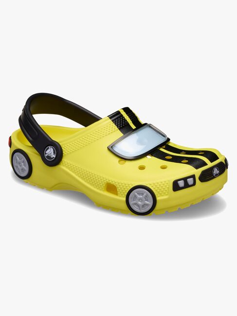 Crocs Classic IAM Race Car Kids Sandaler, Cyber Yellow
