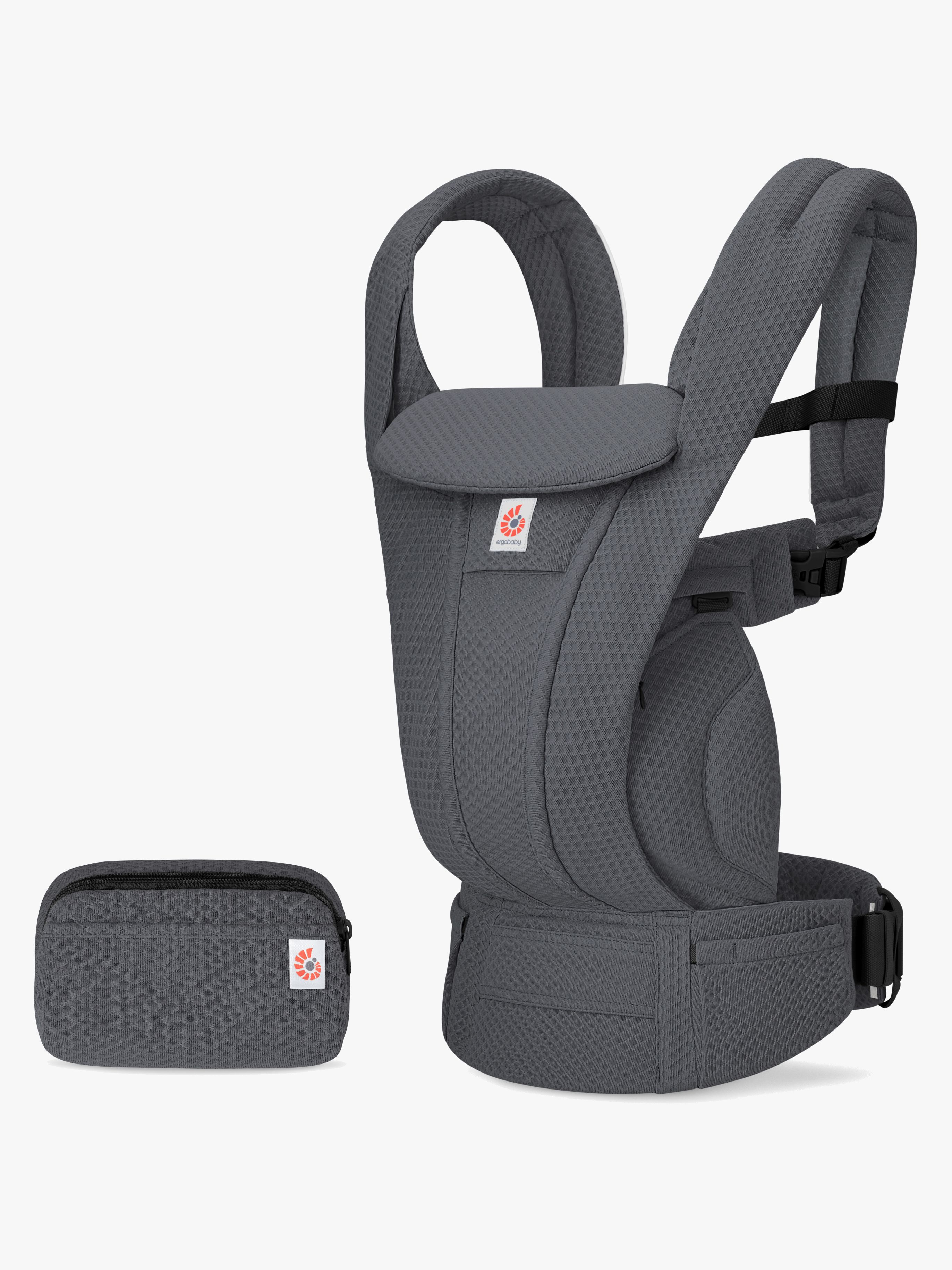 Ergobaby Omni Deluxe Bæresele Mesh, Graphite Grey - Bæreseler - Polyester