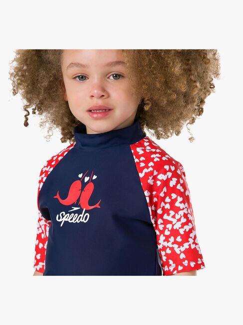 Speedo Spashmaster UV-Sett, Navy/Red