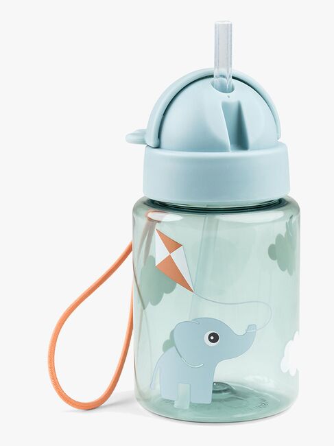 Done By Deer Lunsj- Og Snacksbokser med Sugerørkopp, Blue