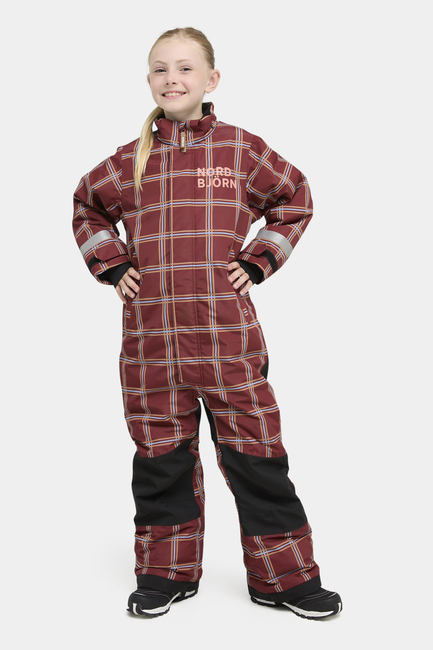 Nordbjörn Enelunden Vinterdress, Madder Brown Checked